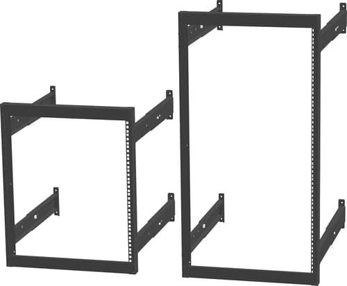 Direktronik Open Frame Wall Rack 19 tommer 12u Black