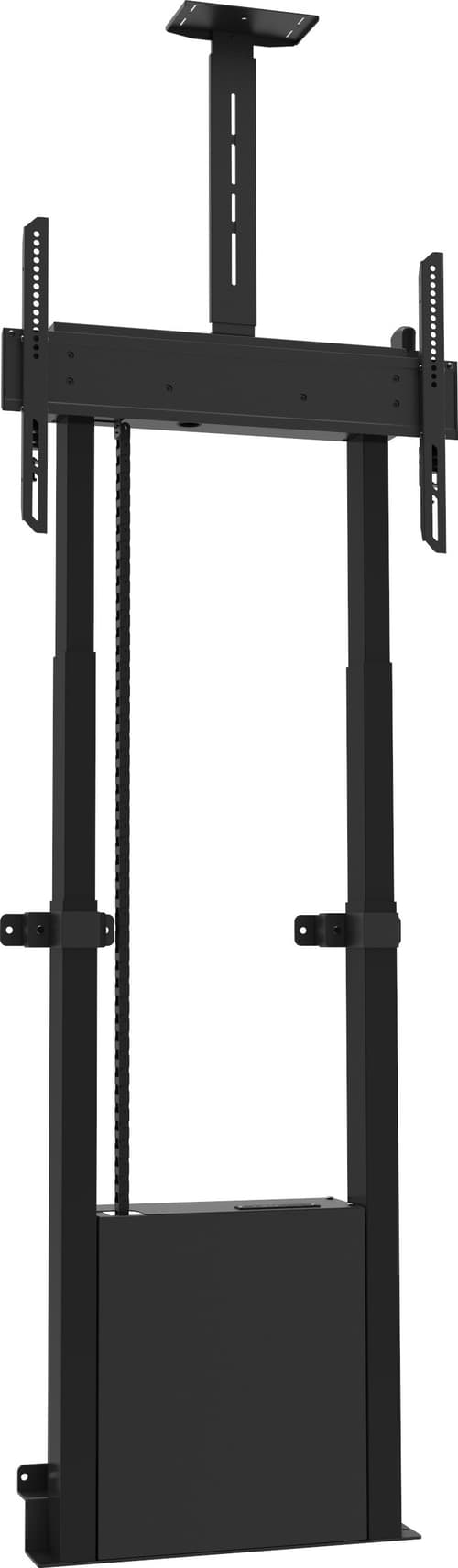 Multibrackets M Motorized Floormount W Cam Shelf 120kg Sort billede