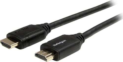 Startech 2m 6 Ft Premium High Speed Hdmi Cable With Ethernet 2m Hdmi Hdmi Musta