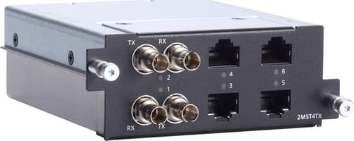 Moxa Rm-g4000-2mst4tx Netværk Switch-modul Hurtigt Ethernet