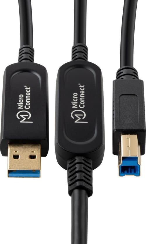 Microconnect Mc-usb3.0ab15op Usb-kabel Usb 3.2 Gen 2 (3.1 Gen 2) 15 M Usb A Usb B Sort 15m. Usb-a Usb-b Sort billede