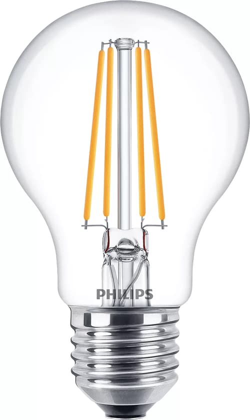 Philips Led E27, Normaali, Kirkas, 7 W (60 W), 806 Luumenia, 3 Kpl Pakkaus