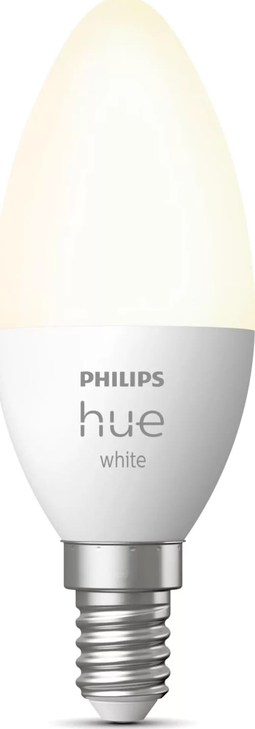 Philips Hvide Hue Pærer Kerte - E14 Pære - 1-pak