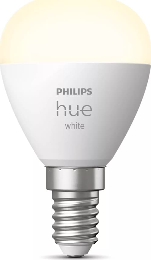 Philips Hvide Hue Pærer Krone - E14 Pære - 1-pak