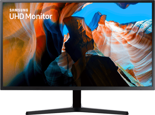Samsung U32J590UQP – UJ59-sarja – LED-näyttö – 32 (näkyvä koko 31,5) – 3840 x 2160 4K @ 60 Hz - VA - 270 cd/m² - 3000:1 - 4 ms - 2xHDMI, DisplayPort - tummansininen/harmaa