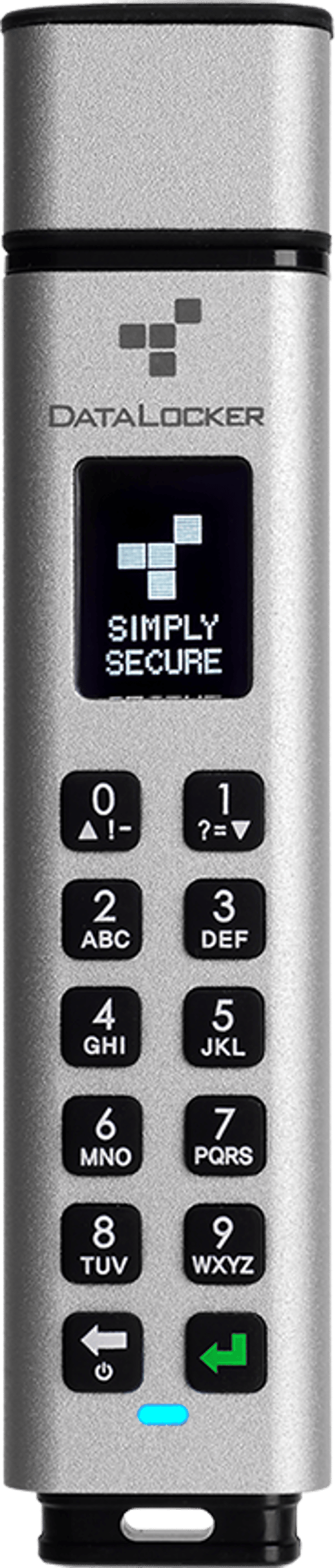 Datalocker Sentry K350 Keypad Fips 512gb Usb-a Sølv