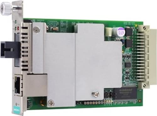 Moxa Csm-400-1225-t Netværksomformer Til Medie Enkeltilstand Rustfrit Stål, Grøn