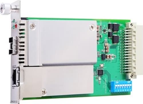 Moxa Csm-g200-1221 Netværksomformer Til Medie Rustfrit Stål, Grøn