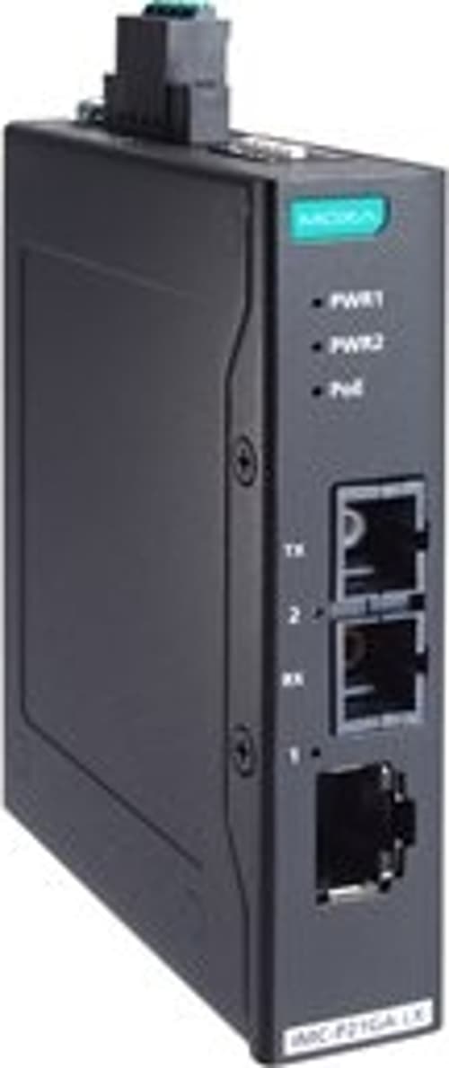 Moxa Imc-p21ga-g2-lx-sc Poe+ Industrial Media Converter