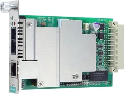 Moxa Csm-400-1214-t Netværksomformer Til Medie Multitilstand Rustfrit Stål, Grøn