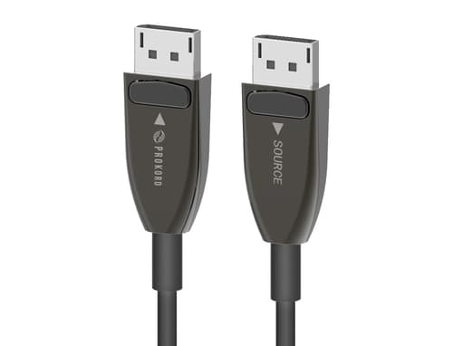 Prokord Cable Dp - Dp Active Optical Cable (aoc) 8k 20.0m Black 20m. Displayport Displayport Sort