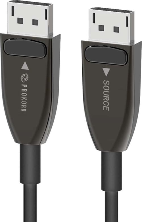 Prokord Cable Dp - Dp Active Optical Cable (aoc) 8k 50.0m Black 50m Displayport Displayport Svart