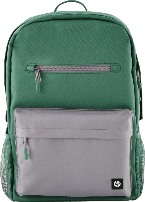 Hp Campus Green Backpack 15.6 tommer 15.6 tommer Polyester, Polyskum Grå, Grøn Grå, Grøn billede