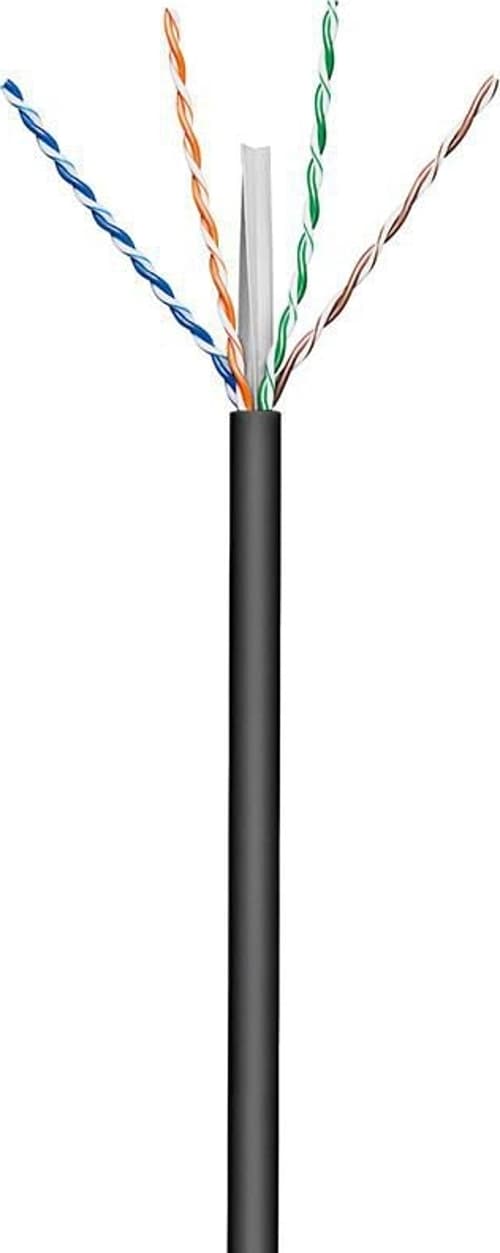 Microconnect Bulkkabel 100 M Sort Ingen Cat 6 100m. Sort