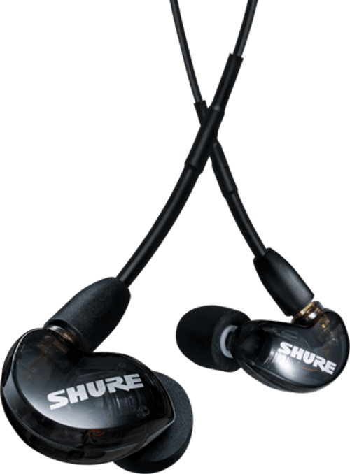 Shure Aonic 215 Headset Ledningsført I Ørerne Opkald/musik Sort Stereo Sort