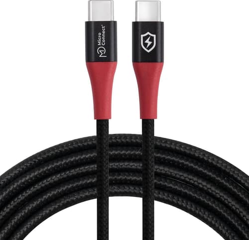 Microconnect Usb-c To Usb-c Data Blocker Cable 1.5m 1.5m Usb-c Usb-c Musta