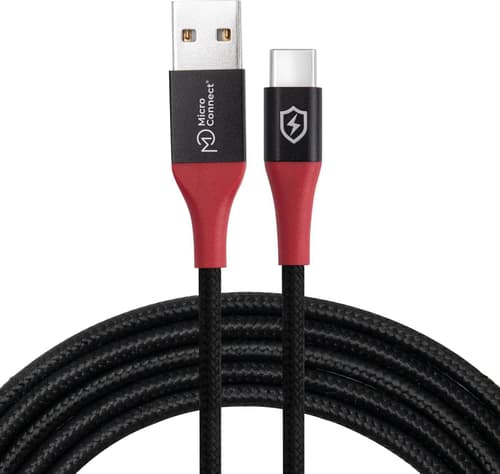 Microconnect Usb-a To Usb-c Data Blocker Cable 1.5m 1.5m Usb-a Usb-c Svart
