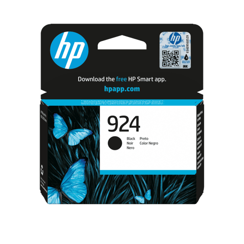 HP HP 924 Blækpatron sort 4K0U6NE Modsvarer: N/A