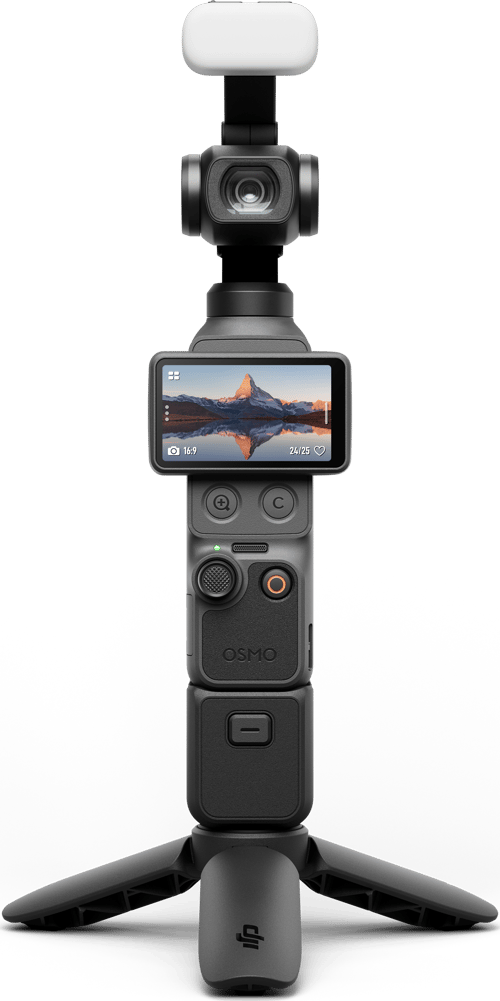 DJI Osmo Pocket 4 kardanled kamera 4K Ultra HD 37 MP Wi-Fi Sort