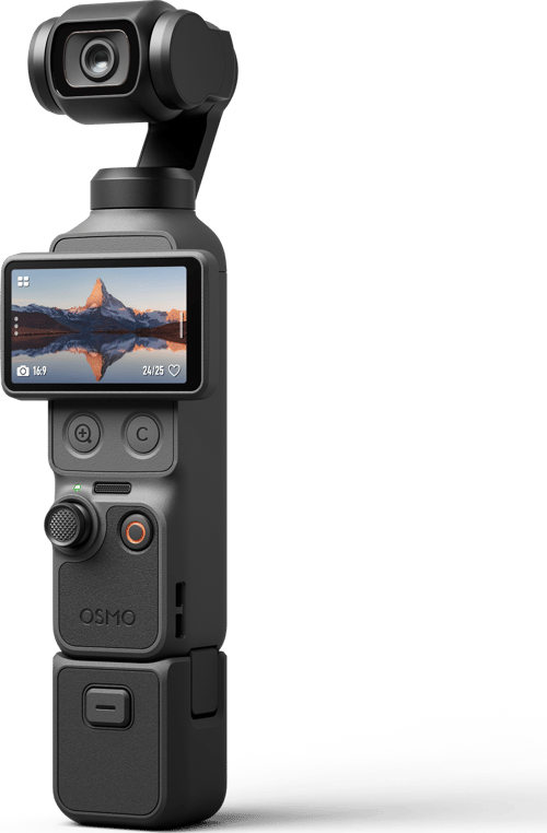 DJI Osmo Pocket 4 kardanled kamera 4K Ultra HD 37 MP Wi-Fi Sort