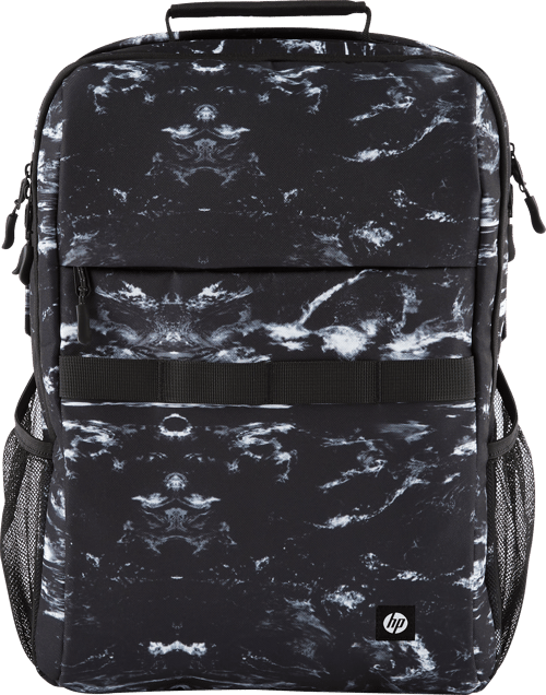 Hp Campus Xl Marble Stone Backpack 16.1 tommer 16.1 tommer Polyester, Polyskum Grå, Sort Grå, Sort billede