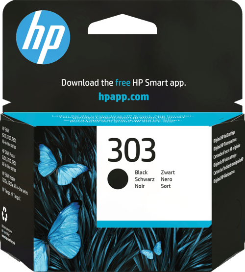 Blækpatron HP 303 sort - 200 sider (4 ml)