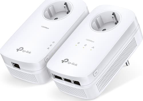 Tp-link Tl-pa8033p Kit Power Line Netværksadapter 1300 Mbit/s Ethernet Lan Hvid 2 Stk