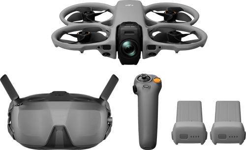 DJI Avata 360 Motion Combo (Goggles N3) 4 rotorer Octocopter 64 MP 6000 x 3000 pixel 2700 mAh Grå