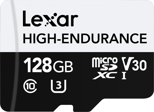 Lexar microSDXC High-Endurance UHS-I/U3/10 R100/W45 (V30) 128GB