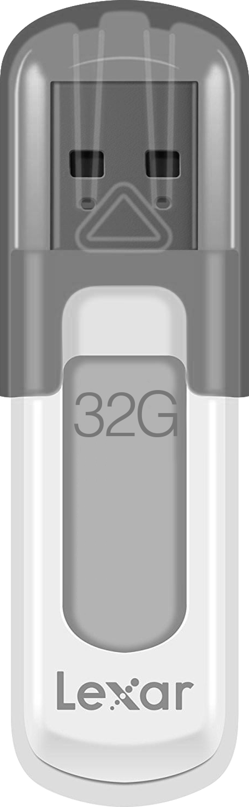Lexar Jumpdrive V100 32gb Usb-a Harmaa, Valkoinen