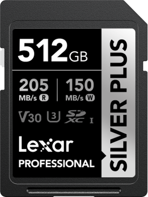 Lexar Professional Silver Plus 512gb Sdxc Uhs-i billede