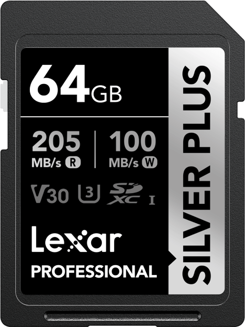 Lexar Professional Silver Plus 64gb Sdxc Uhs-i billede
