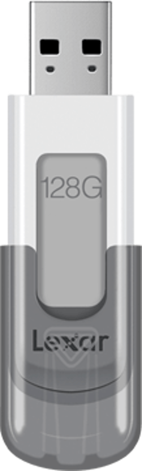 Lexar Jumpdrive V100 128gb Usb-a Harmaa, Valkoinen
