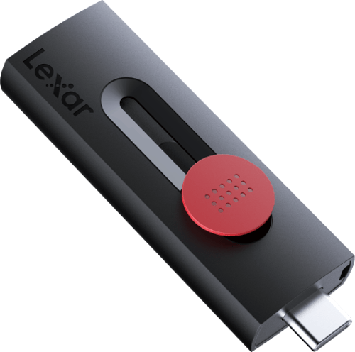 Lexar Jumpdrive D300 Dual 256gb Usb-a / Usb-c Svart