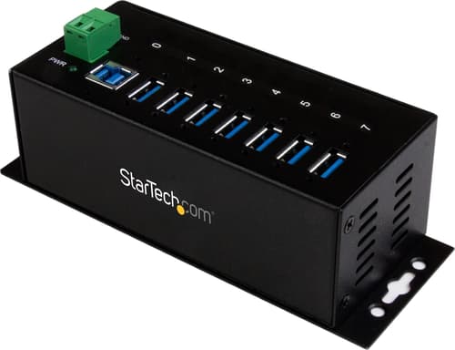 Startech 7 Port Industrial Usb 3.0 Hub With Esd & 350w Surge Protection