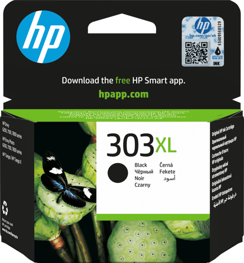 Hp Blæk Sort 303xl 12ml - Envy Foto 62xx/71xx/78xx