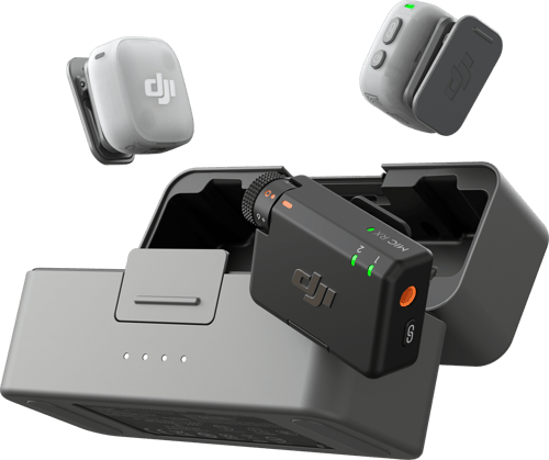 Dji Mic Mini 2 (2 Tx + 1 Rx + Charging Case) billede