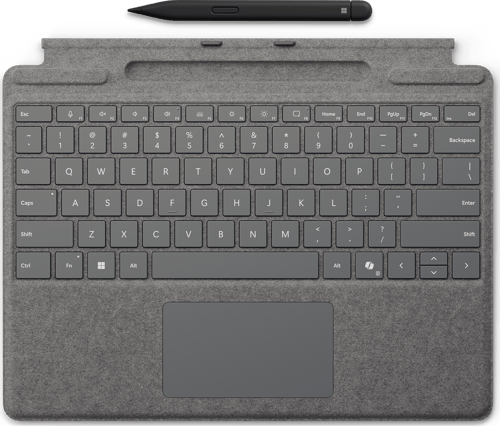 Microsoft Type Cover + Slim Pen 2 Microsoft Surface Pro 10 Pohjoismainen Platina