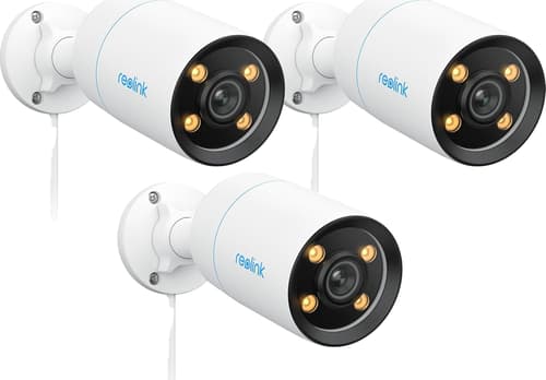 Reolink Cx810 Colorx 4k 8mp Bullet Poe Outdoor 3-pack