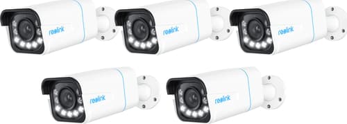 Reolink P430 4k 8mp Smart Poe Bullet Camera 5-pack