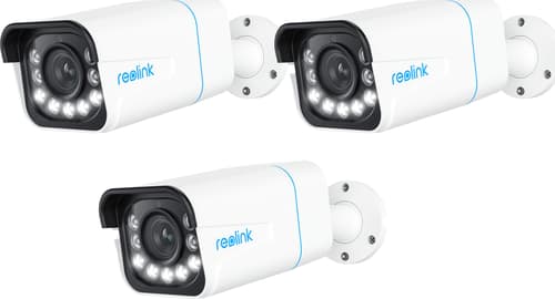 Reolink P430 4k 8mp Smart Poe Bullet Camera 3-pack