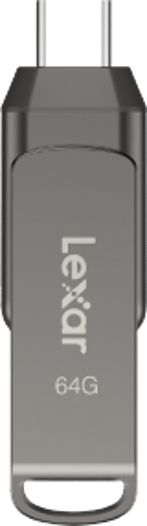Lexar Jumpdrive Dual Drive D400 64gb Usb-a / Usb-c Harmaa