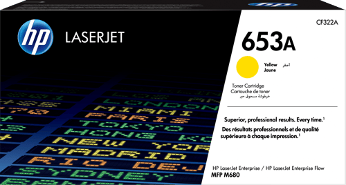Hp Toner Gul 653a 16.5k - Cf322a billede