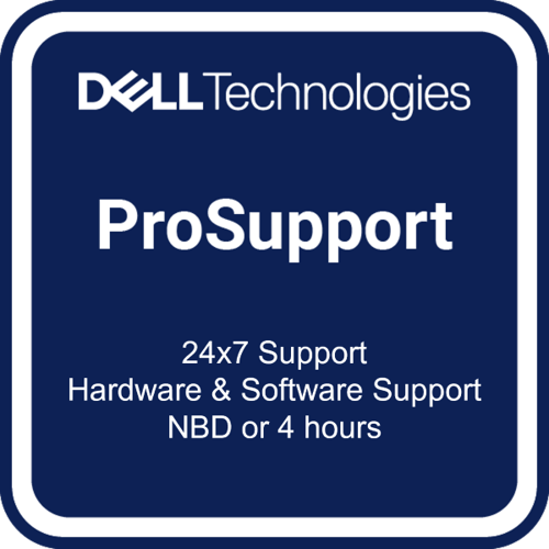 Dell Päivitys Basic Onsite Support -tuen Tasolta Prosupport-tasolle, 3 Vuoden Nbd-palvelu - R550