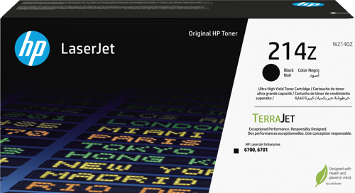 Hp Toner Sort 214z 31k - Color Laserjet 6700dn/6701dn billede