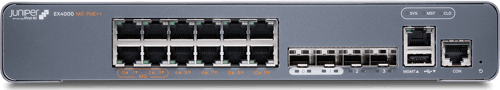 Juniper Networks Ex4000-12mp Network Switch Managed L2/l3 Gigabit Ethernet (10/100/1000) Power Over Ethernet (poe) 1u Grey