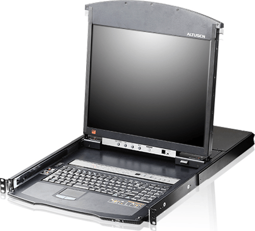 Aten 8-porttinen 19" Lcd Cat 5e/6 Kvm Over Ip -kytkin