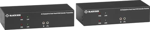Black Box Kvm Extender Over Catx 4k Dual-head Displayport Usb 2.0 Kvm Forlænger Sender & Modtager