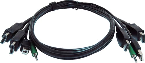 Black Box Skvmcbl-2dp-06taa Kvm-kaapeli Musta 1,8 M