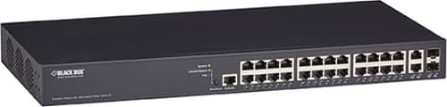 Black Box Lpb3028a Verkkokytkin Hallittu L2+ Gigabit Ethernet (10/100/1000) Power Over Ethernet -tuki Musta